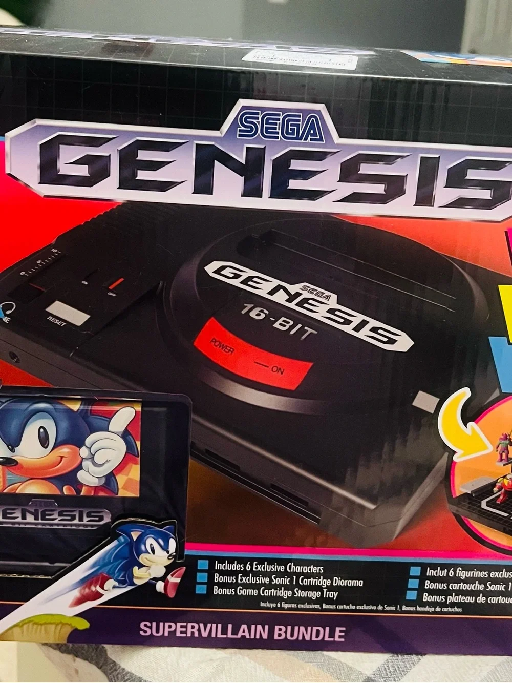 Genesis 16-Bit Console - Black (Supervillain Bundle)